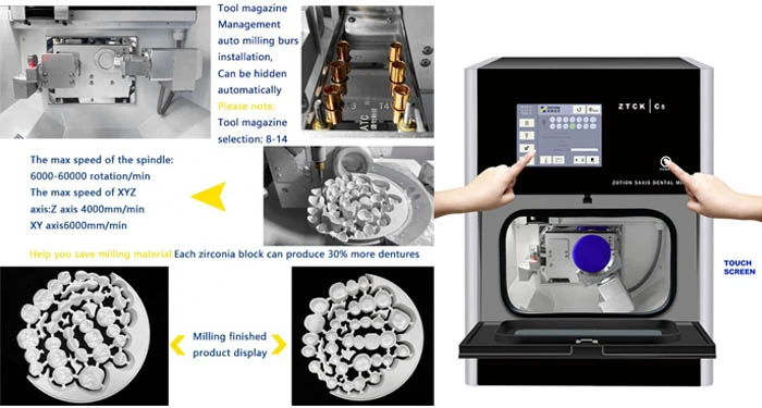 cad cam 5 axis dental milling machine for zirconia details cad cam 5 axis dental milling machine for zirconia details