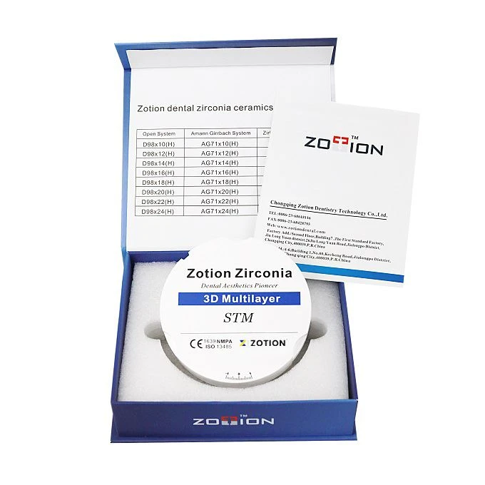 Colored Zirconia Dental Block