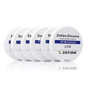 כספומט רב שכבתי דיסק זירקוניה 18 מ"מ A1 A2 A3 צבע שיניים זירקוניה ריק