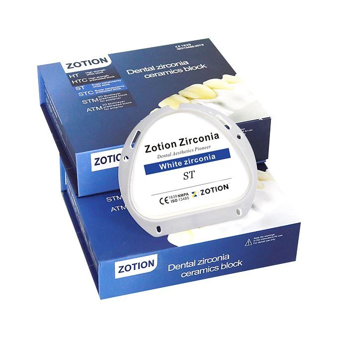 Open CAD CAM Milling System Compatible Dental White Block ST