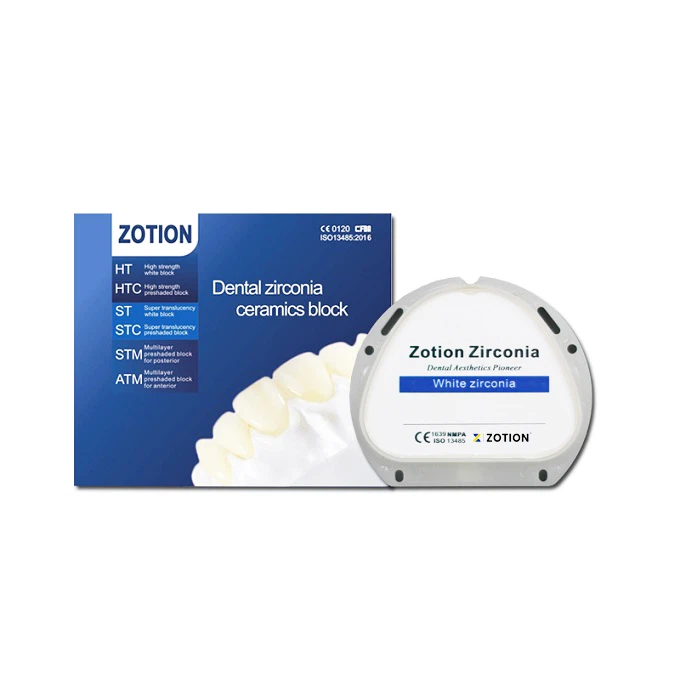 Zotion New White Zirconia Blank HT